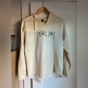 Pearl Jam Ohana Festival 2021 hoodie, cream color, size M